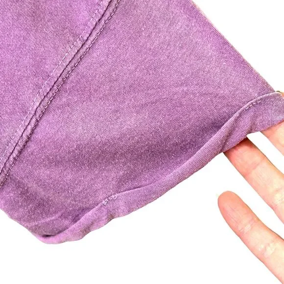 Peloton Short Sleeve Purple Vintage Cotton T-shirt Make Your Mark Small NWT - Picture 3 of 8